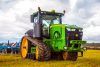 Gardening with a tractor