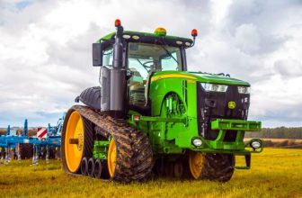 Gardening with a tractor
